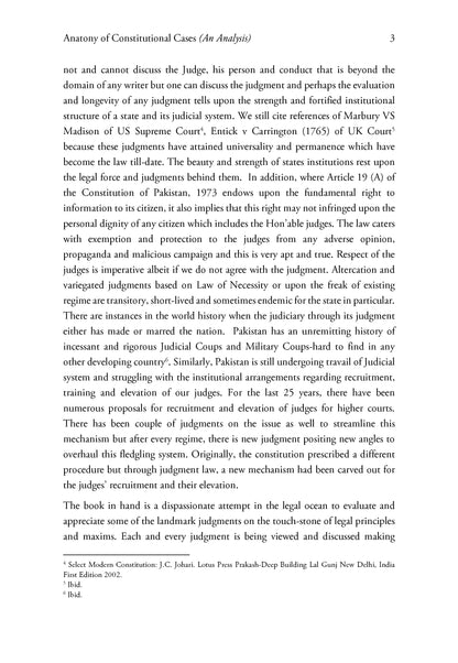 Anatomy of Constitutional Cases (An Analysis) - Taimoor Kamal Malik