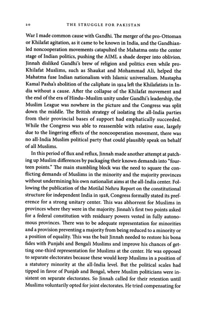 The Struggle for Pakistan: A Muslim Homeland and Global Politics - Ayesha Jalal