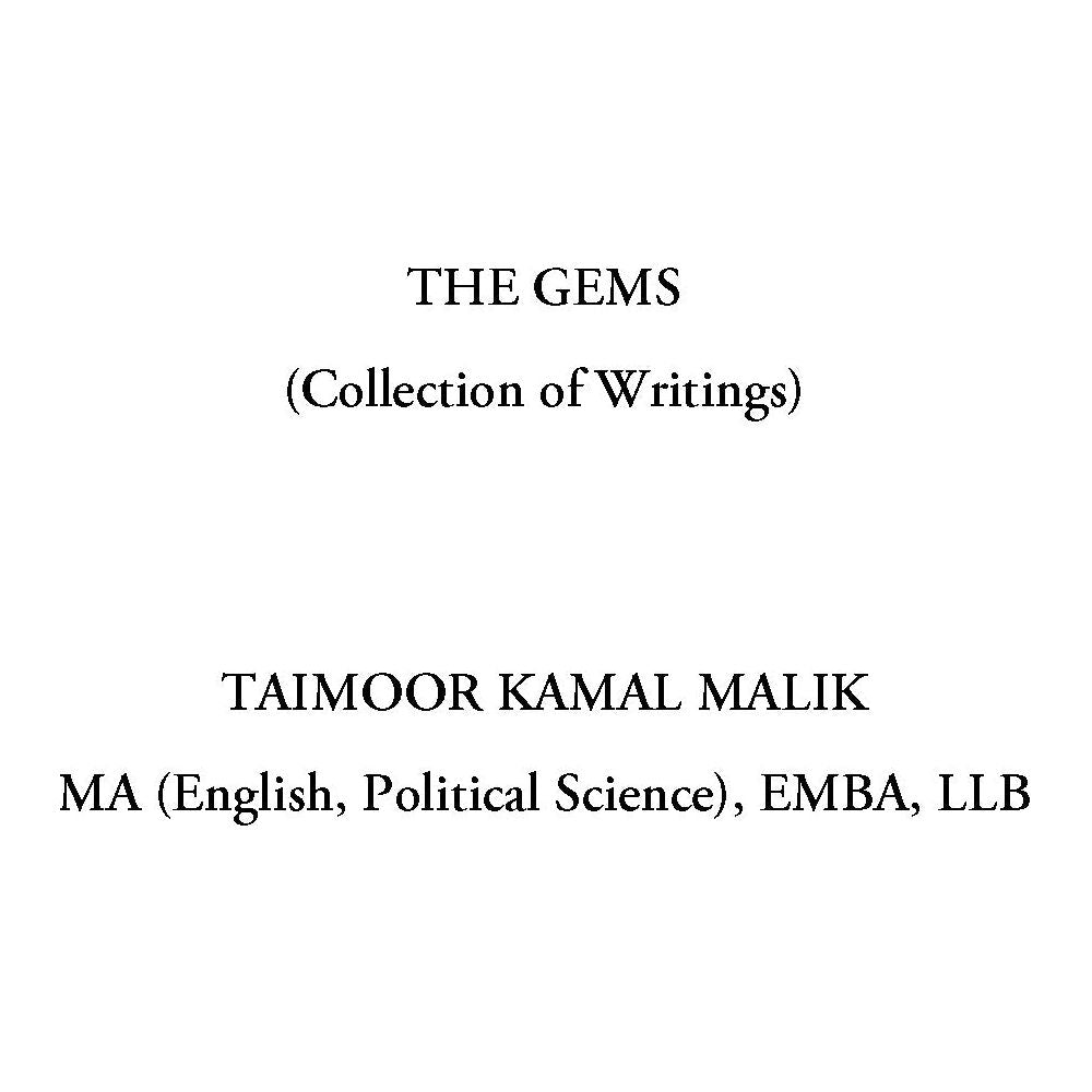 The Gems - Taimoor Kamal Malik