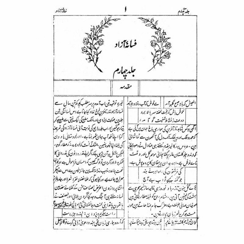 Fasana-I-Azaad (4 Vols. Set) -  Books -  Sang-e-meel Publications.