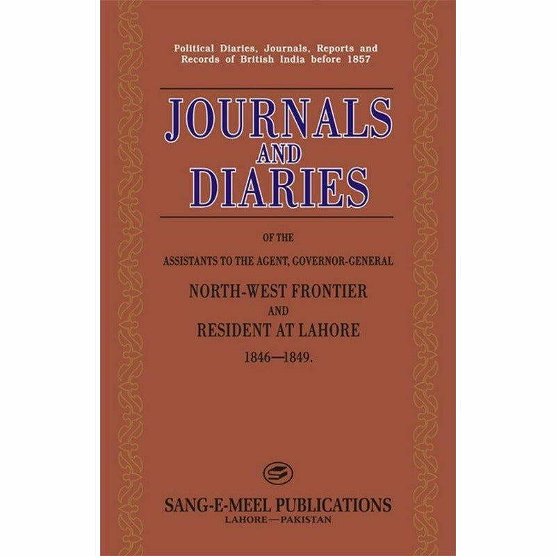 Journals And Diaries :Assis.To Agent, Gov.Nwfp - Books - Sang-e-meel Publications.