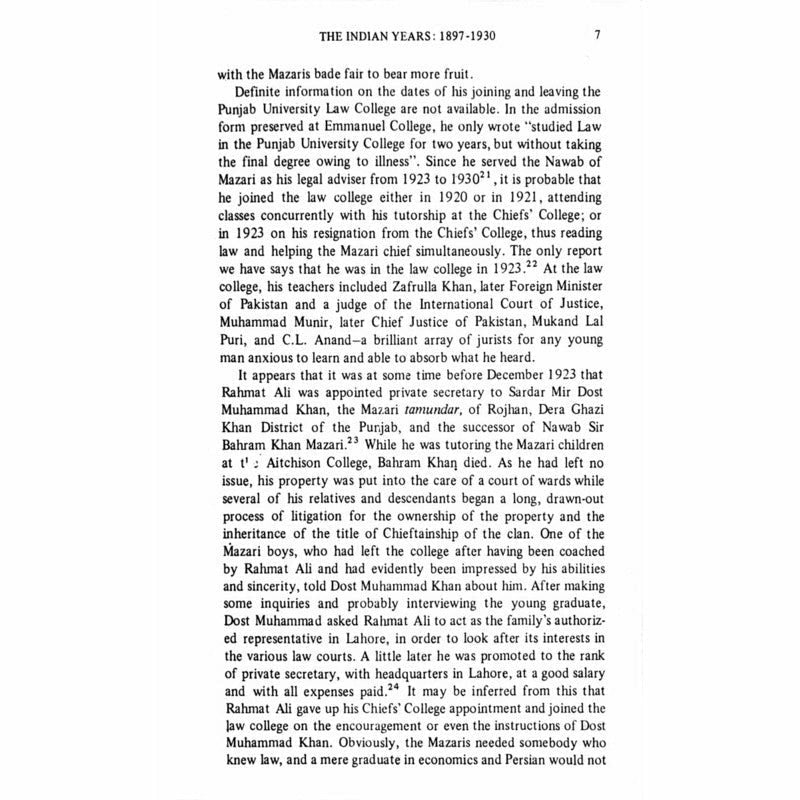 Rahmat Ali: A Biography - Books - Sang-e-meel Publications.