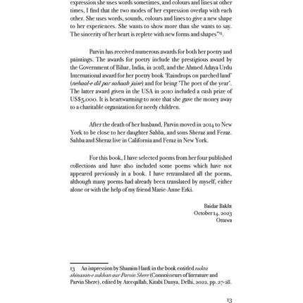 Echoing Silence (Selected Poems) - Parvin Shere