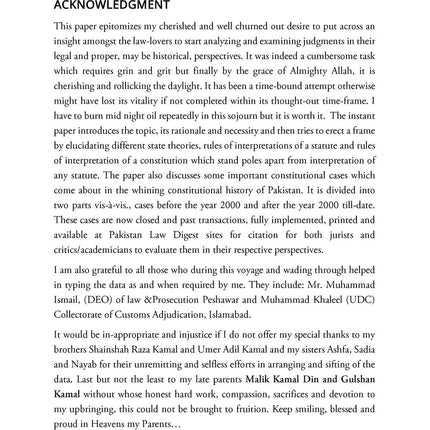 Anatomy of Constitutional Cases (An Analysis) - Taimoor Kamal Malik