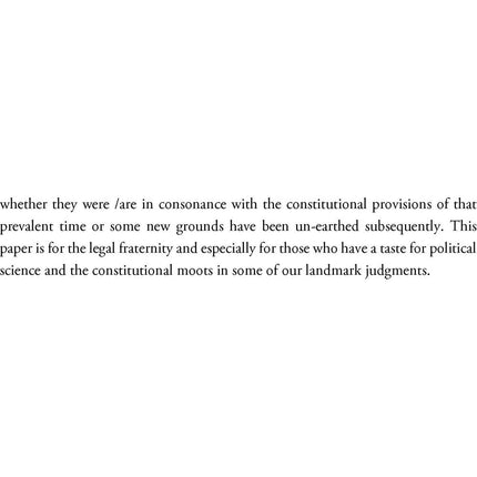 Anatomy of Constitutional Cases (An Analysis) - Taimoor Kamal Malik