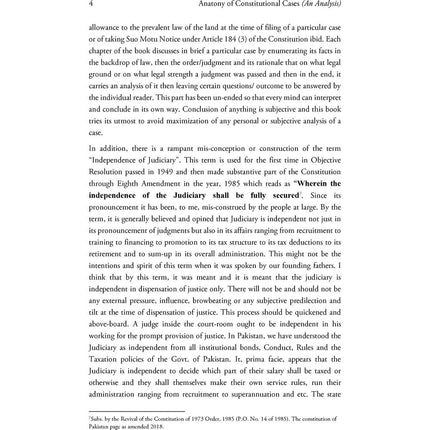 Anatomy of Constitutional Cases (An Analysis) - Taimoor Kamal Malik
