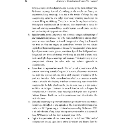 Anatomy of Constitutional Cases (An Analysis) - Taimoor Kamal Malik