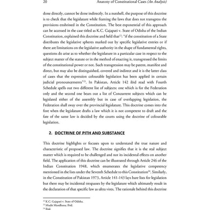 Anatomy of Constitutional Cases (An Analysis) - Taimoor Kamal Malik