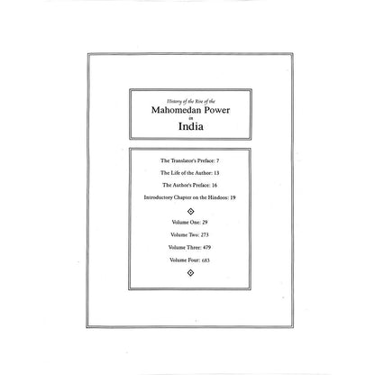 History of the Rise of the Mahomedan Power In India (4 Volumes in 1)