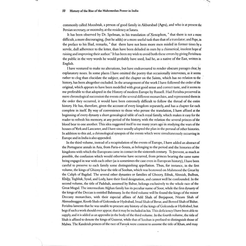 History of the Rise of the Mahomedan Power In India (4 Volumes in 1)