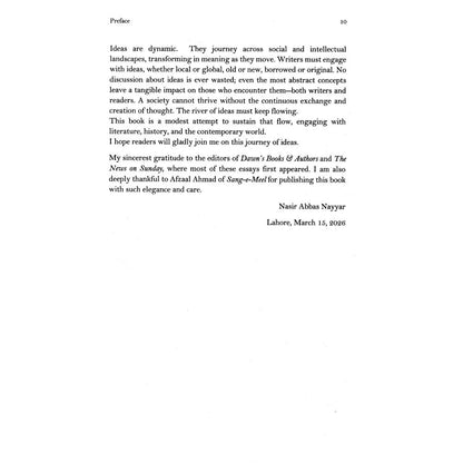 The Journey of Ideas - Nasir Abbas Nayyar