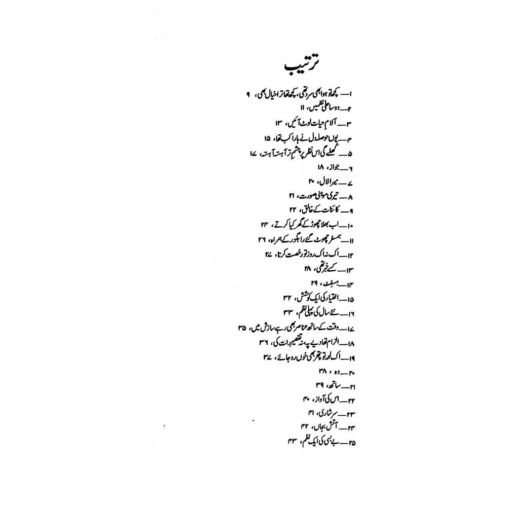 Khud Kalami - Parveen Shakir