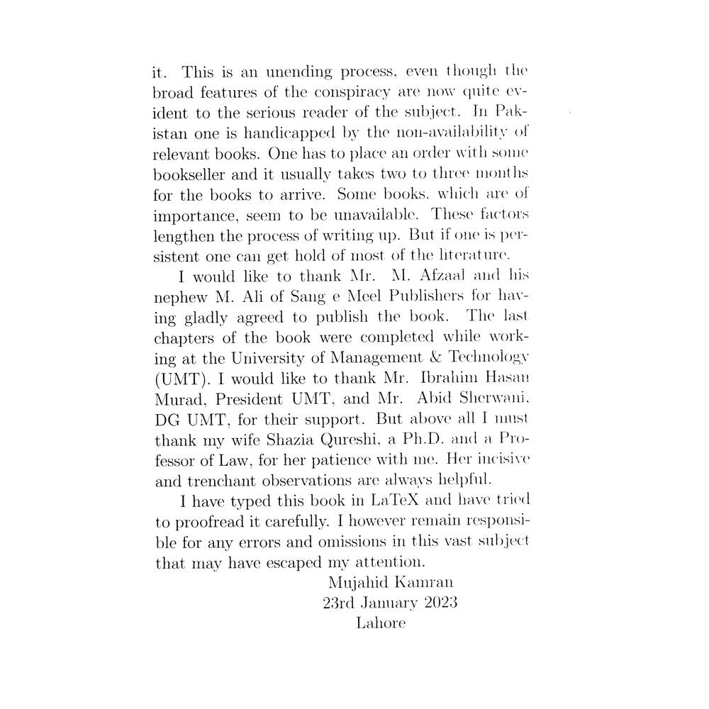 The Assassination of John F. Kennedy - Mujahid Kamran