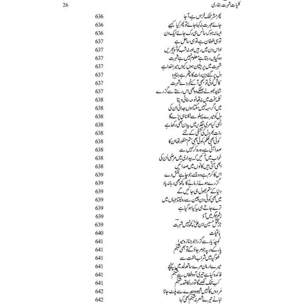 Kuliyat-e-Shohrat Bukhari - Shohrat Bukhari