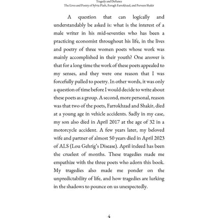 Tragedy and Defiance: The Lives and Poetry of Sylvia Plath, Forugh Farrokhzad, and Perveen Shakir - Mahmood Ali Ayub (Paperback)