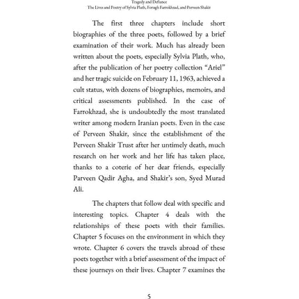 Tragedy and Defiance: The Lives and Poetry of Sylvia Plath, Forugh Farrokhzad, and Perveen Shakir - Mahmood Ali Ayub (Paperback)