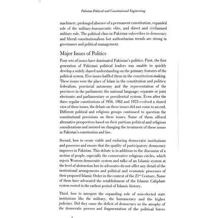 Pakistan: Political & Constitutional Engineering - Hasan Askari Rizvi