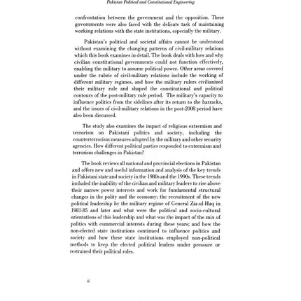 Pakistan: Political & Constitutional Engineering - Hasan Askari Rizvi