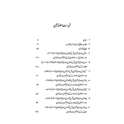 Punjabi Zabaan-o-Adab Ki Mukhtasar-o-Jamia Tareekh