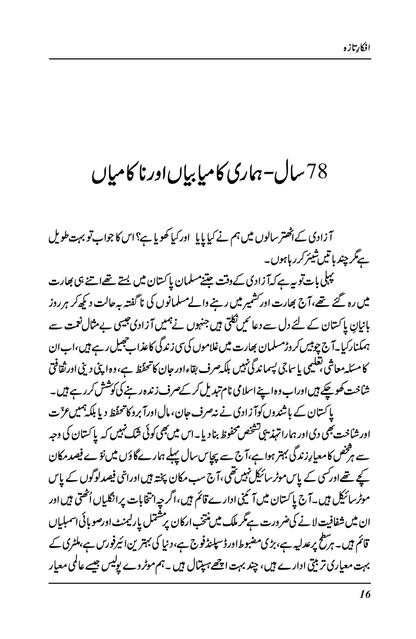 Afkaar-e-Taza - Zulfiqar Ahmad Cheema (Signed copy)