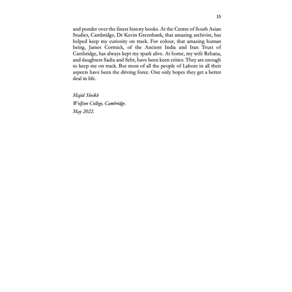 Glimpses over Different Eras in the History of Lahore - Abdul Majid Sheikh