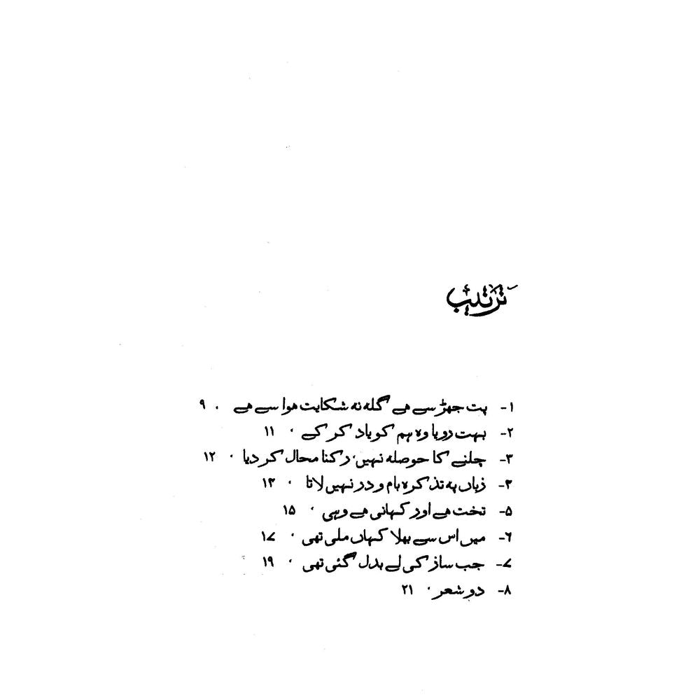 Kaff-e-Aina - Parveen Shakir