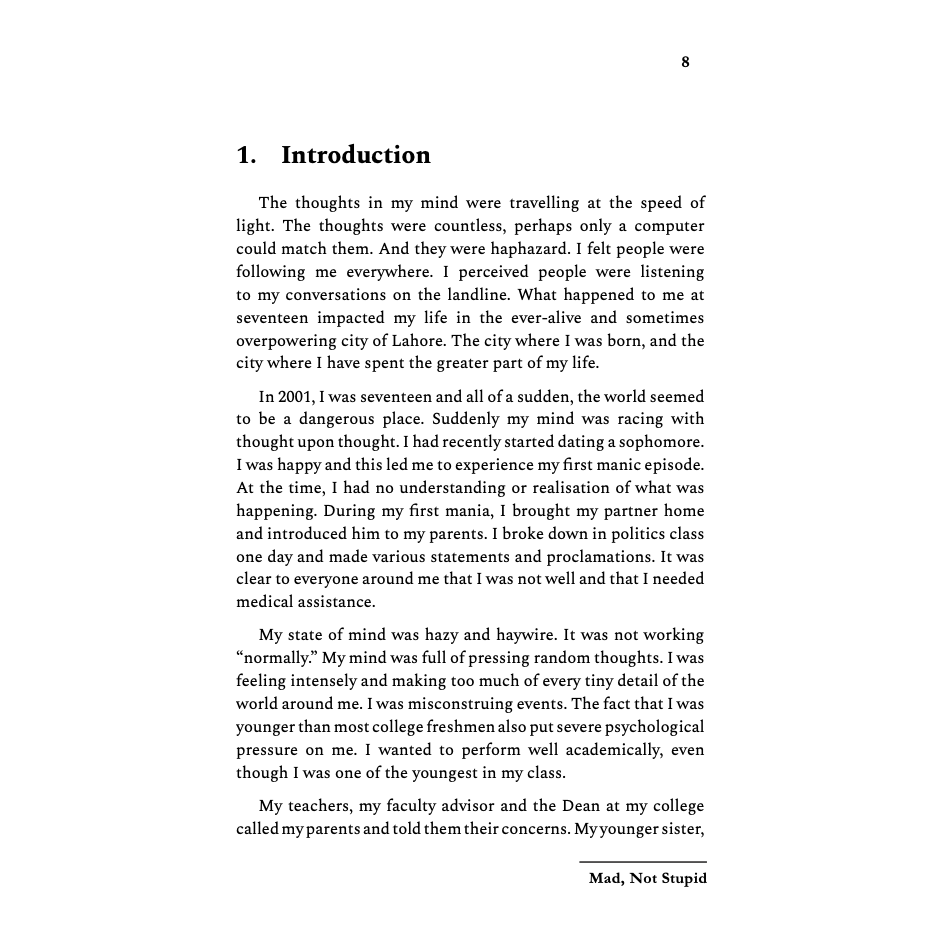 Mad Not Stupid - Meezan Zahra Khwaja