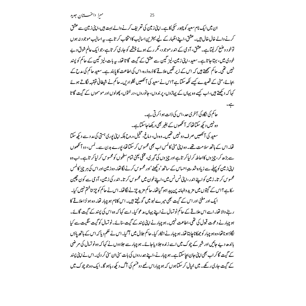 Mera Daghistaan Jadeed - Nasir Abbas Nayyer