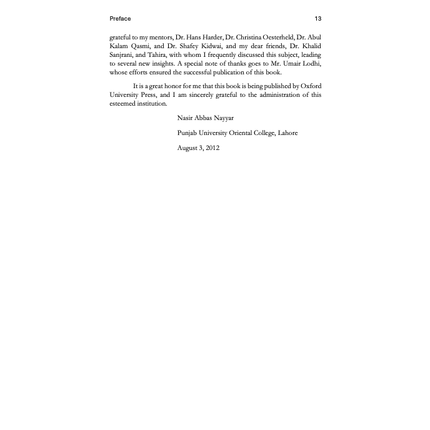 Postcolonial Perspectives in Urdu Literature - Nasir Abbas Nayyar