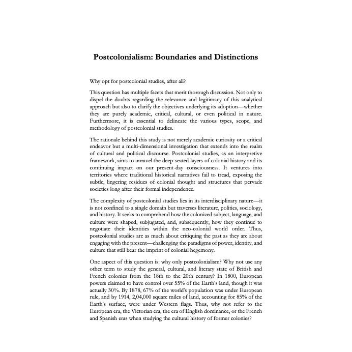 Postcolonial Perspectives in Urdu Literature - Nasir Abbas Nayyar