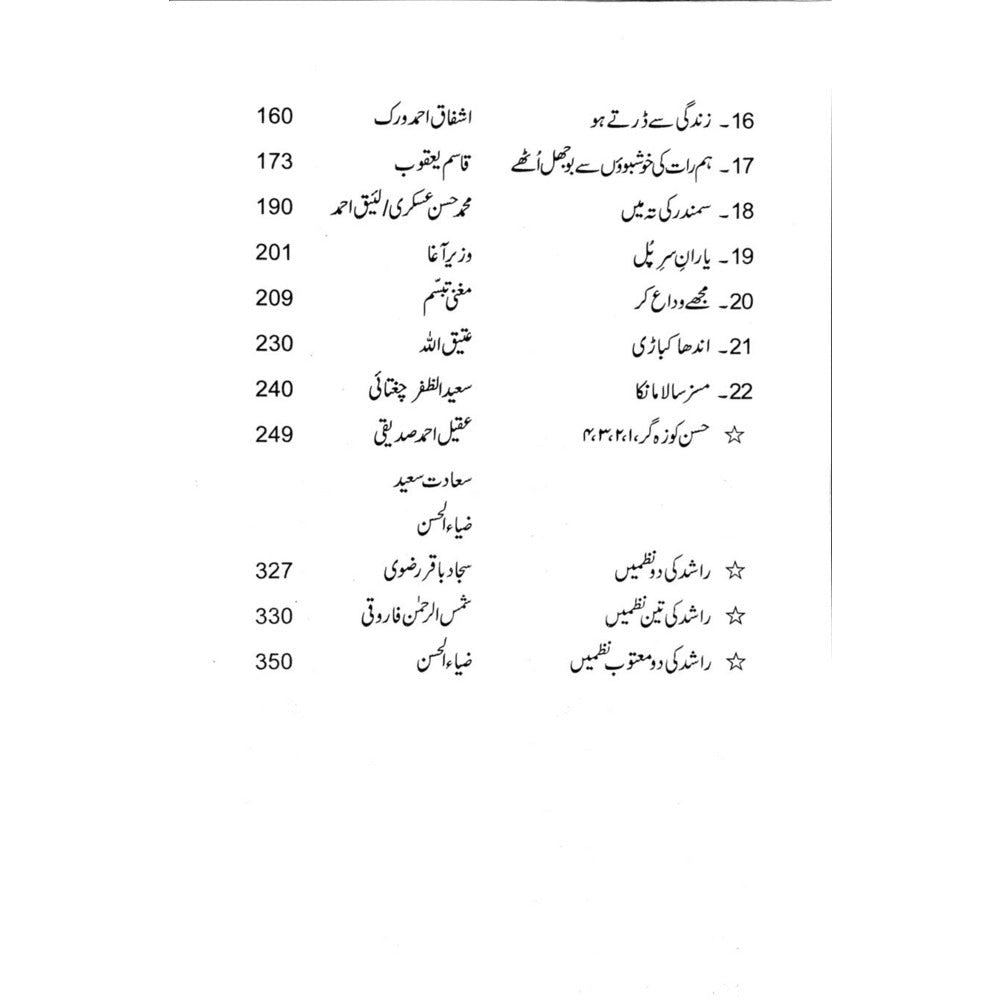 Ma'ani ki Subhein Rashid: Nazmein aur Mutala'at - Mushtaq Ahmad