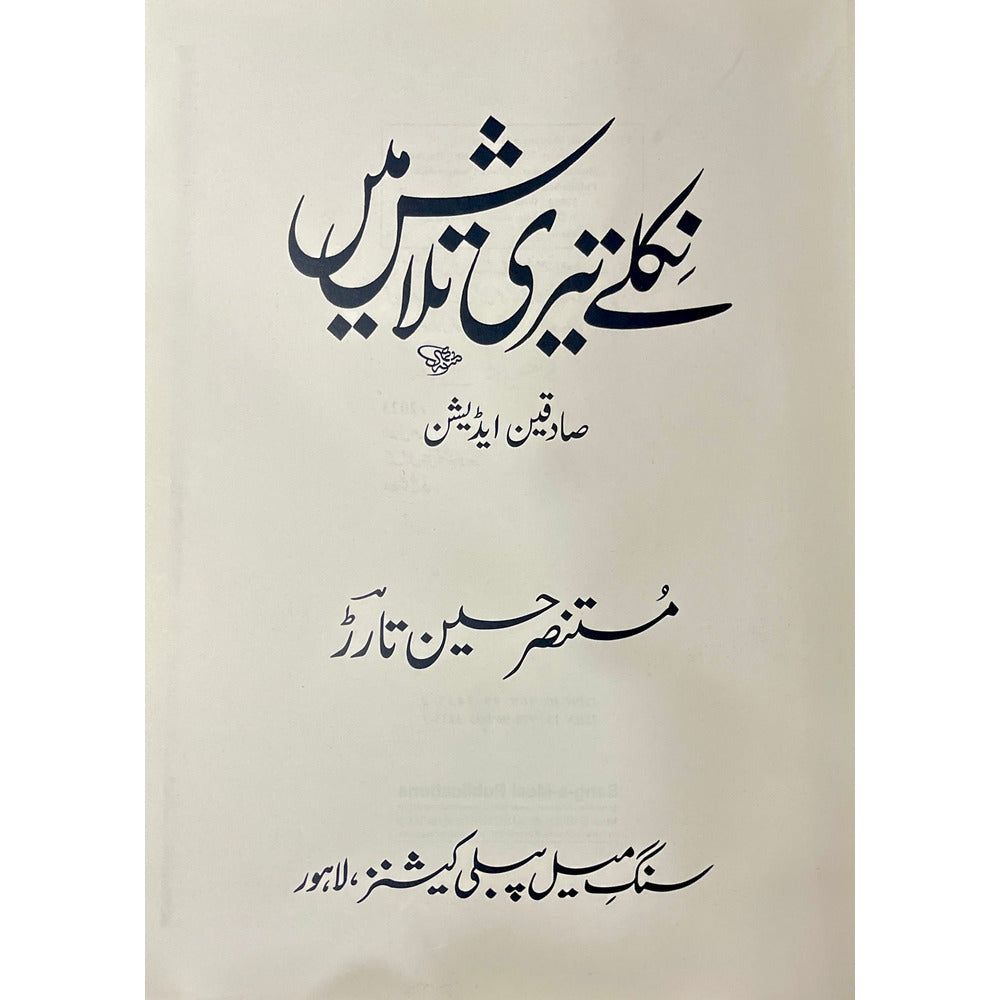 Niklay Teri Talash Mein (Sadequain Edition) - Mustansar Hussain Tarar