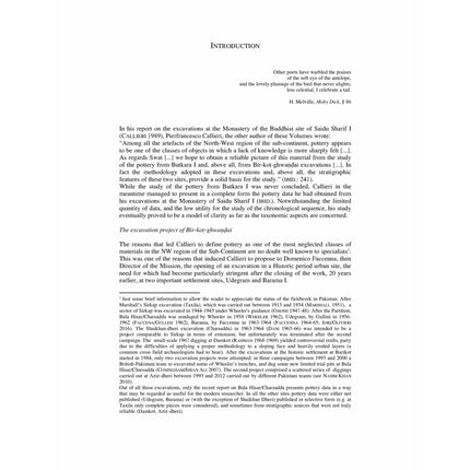 Ceramics from the excavations In the historic settlement At Bīr-Koṭ-Ghwaṇḍai (barikot) Swat, Pakistan (1984-1992) - Pierfrancesco Callieri and Luca M. Olivieri - Sang-e-meel Publications