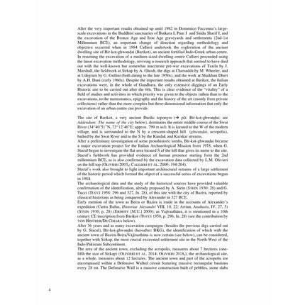 Ceramics from the excavations In the historic settlement At Bīr-Koṭ-Ghwaṇḍai (barikot) Swat, Pakistan (1984-1992) - Pierfrancesco Callieri and Luca M. Olivieri - Sang-e-meel Publications