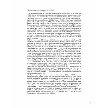 Ceramics from the excavations In the historic settlement At Bīr-Koṭ-Ghwaṇḍai (barikot) Swat, Pakistan (1984-1992) - Pierfrancesco Callieri and Luca M. Olivieri - Sang-e-meel Publications