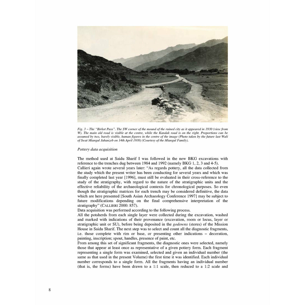 Ceramics from the excavations In the historic settlement At Bīr-Koṭ-Ghwaṇḍai (barikot) Swat, Pakistan (1984-1992) - Pierfrancesco Callieri and Luca M. Olivieri - Sang-e-meel Publications
