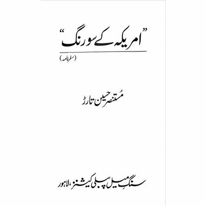Amreeka Kay Sau Rung -  Books -  Sang-e-meel Publications.