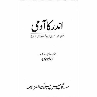 Andar ka Aadmi -  Books -  Sang-e-meel Publications.