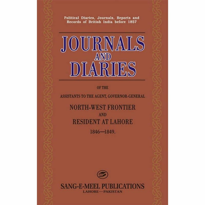 Journals And Diaries :Assis.To Agent, Gov.Nwfp -  Books -  Sang-e-meel Publications.