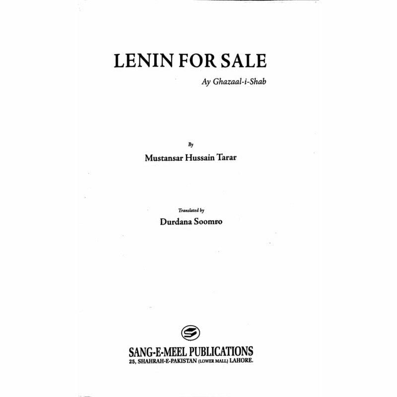 Lenin For Sale -  Books -  Sang-e-meel Publications.