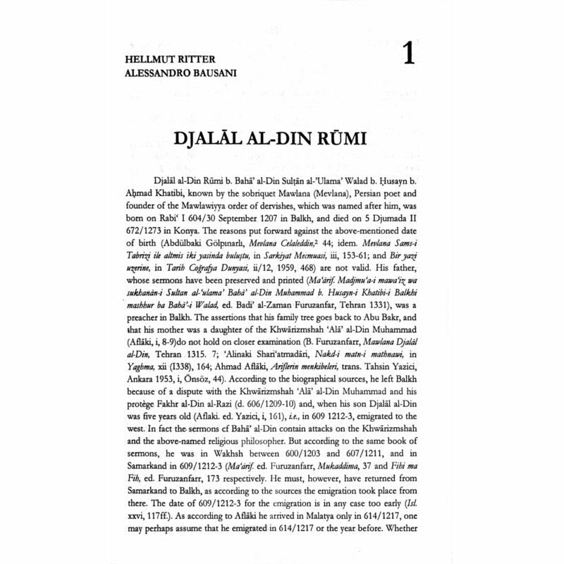 Rumi In Light Of Eastern Western Scholarship -  Books -  Sang-e-meel Publications.