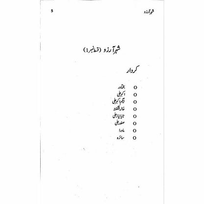 Sheher-E-Arzoo -  Books -  Sang-e-meel Publications.